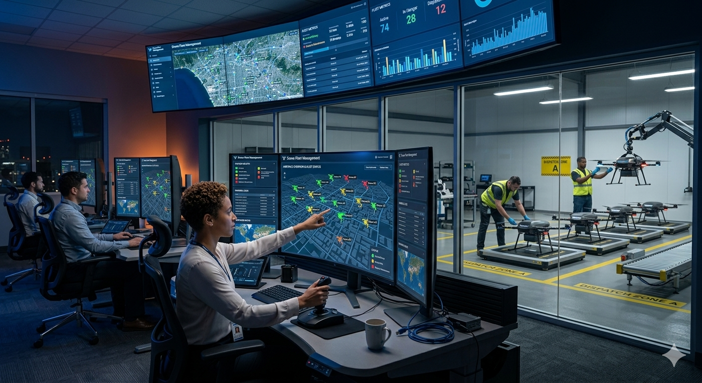 Drones dispatching